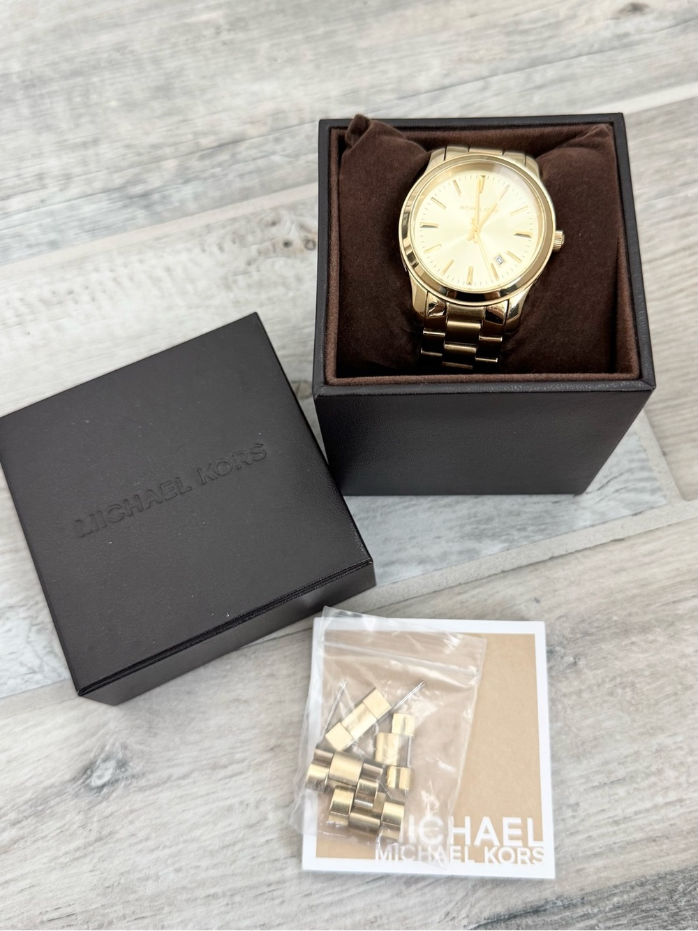 Michael Kors 38 MM Jet Set Gold Watch